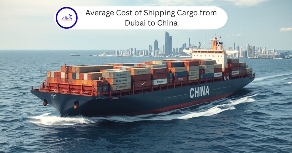 Average Cost of Shipping Cargo from Dubai to China