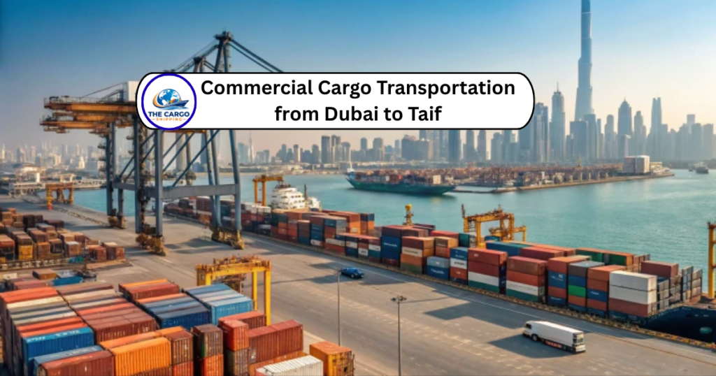 Commercial Cargo Transportation from Dubai to Taif