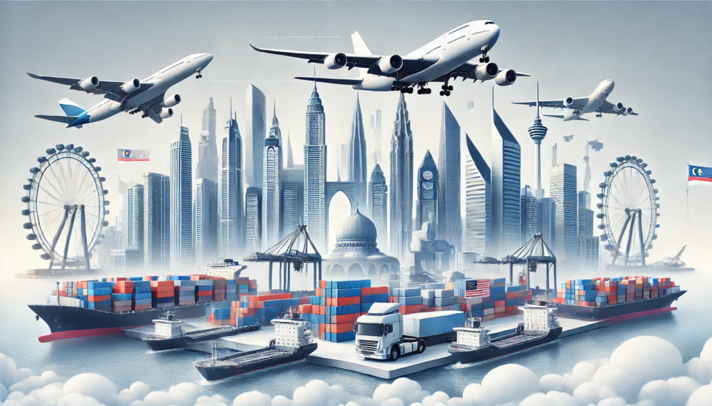 Ship commercial goods securely with our cargo services from Dubai to Malaysia.