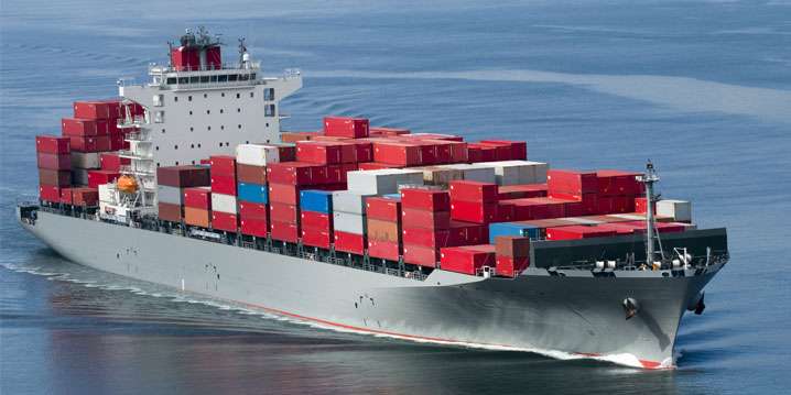 Freight services from Al Jaddaf to Russia with cargo loading.