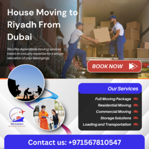 Secure shipping services from Dubai to Riyadh.