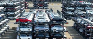 Vehicle transport from Dubai to Saudi Arabia with professional handling.