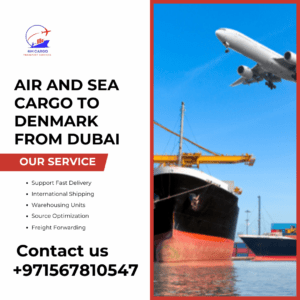 Flexible air and sea freight to Denmark