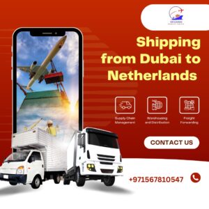  Container cargo ready for shipment from Dubai to the Netherlands