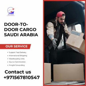 Door-to-door logistics from Dubai to Saudi Arabia for safe and timely delivery.