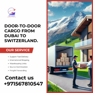 Efficient door-to-door cargo delivery to Switzerland.