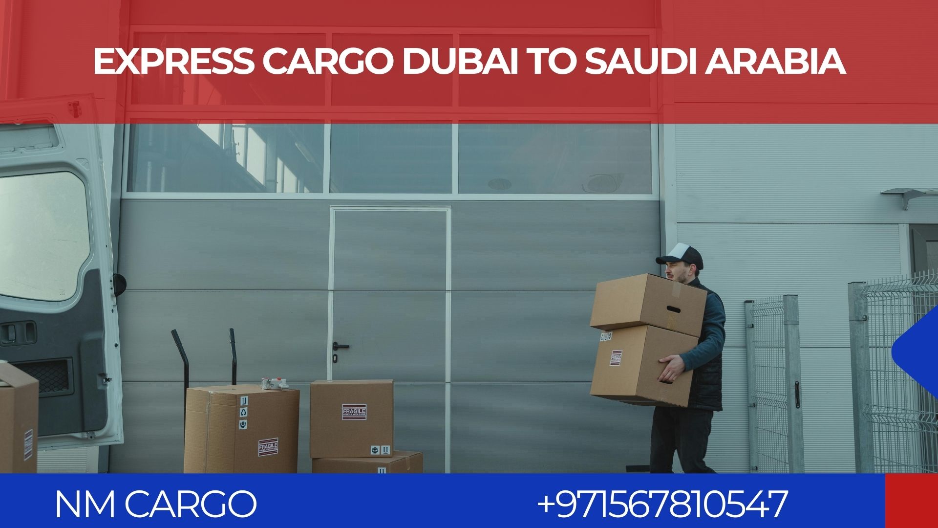 Express cargo service from Dubai to Saudi Arabia