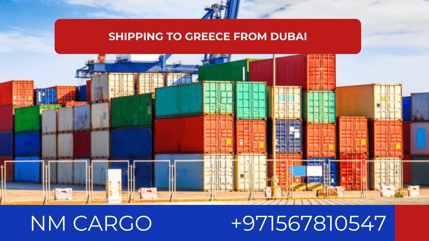 Shipping goods to Greece from Dubai with ease