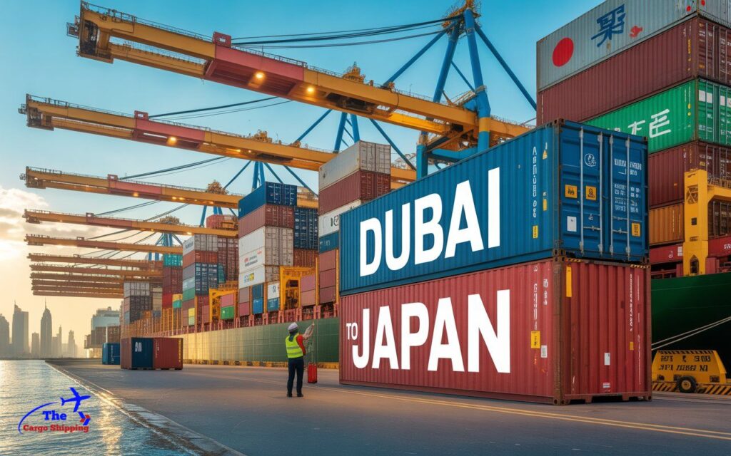 cargo and shipping services from dubai to japan