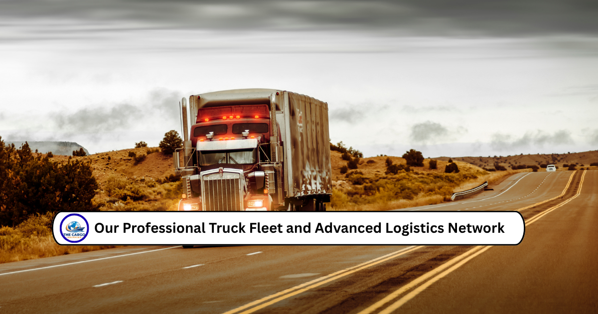 Our Professional Truck Fleet and Advanced Logistics Network