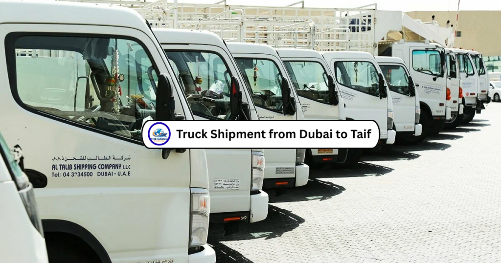 Truck Shipment from Dubai to Taif