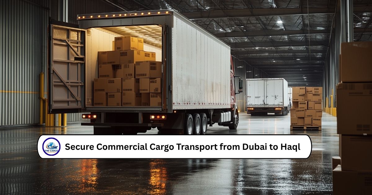 Secure Commercial Cargo Transport from Dubai to Haql